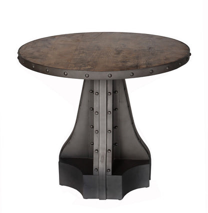 Industrial Apothecary Round Dining Table