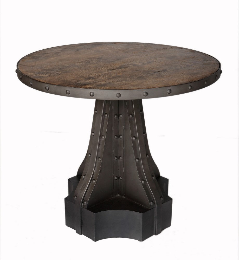 Industrial Apothecary Round Dining Table