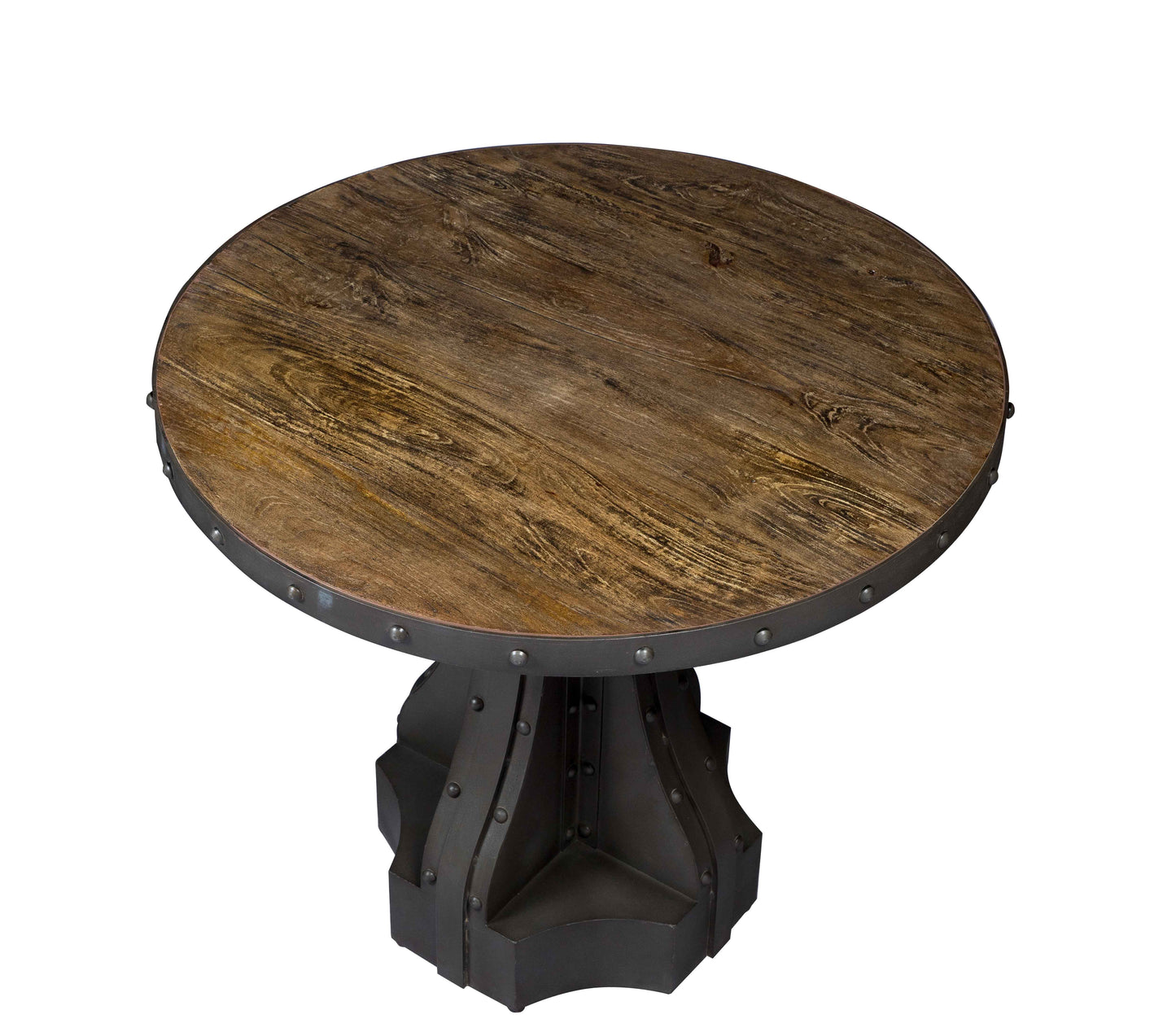 Industrial Apothecary Round Dining Table