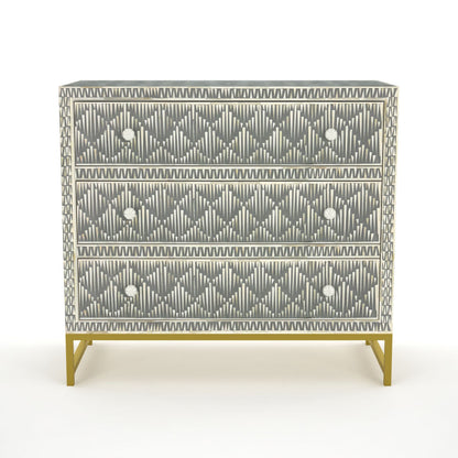 Antique Mosaic Grey Sideboard