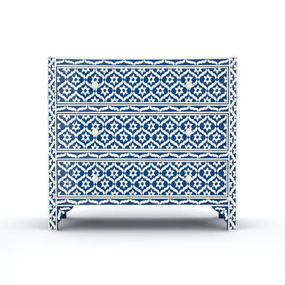 Antique Mosaic Navy Blue Sideboard