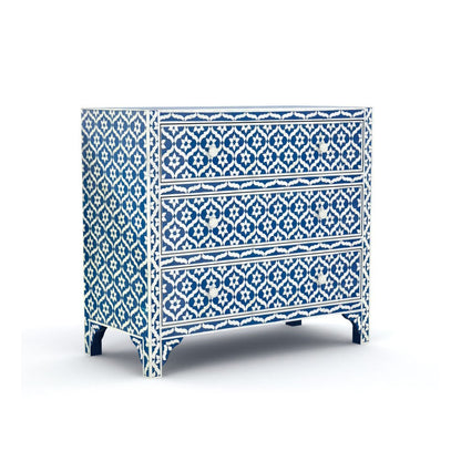 Antique Mosaic Navy Blue Sideboard