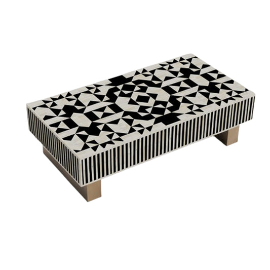 Eternal Bloom Black Coffee Table