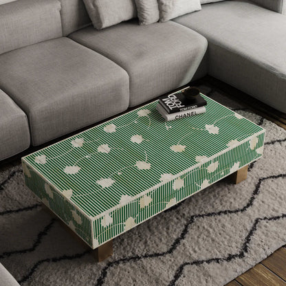 Eternal Bloom Green Coffee Table