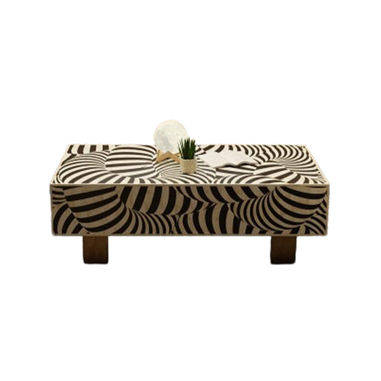 Eternal Bloom Black Coffee Table