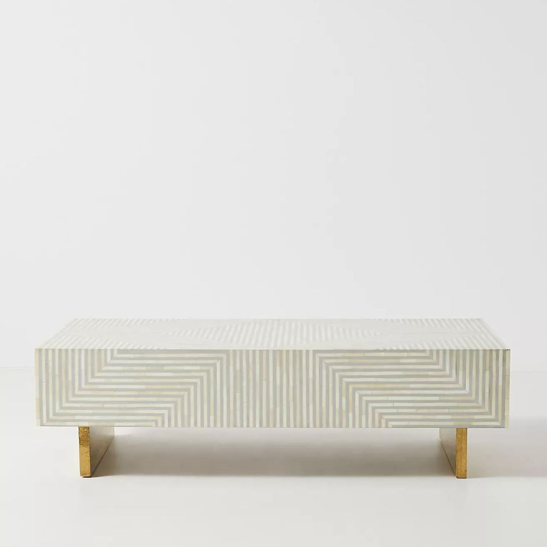 Eternal Bloom Grey Coffee Table