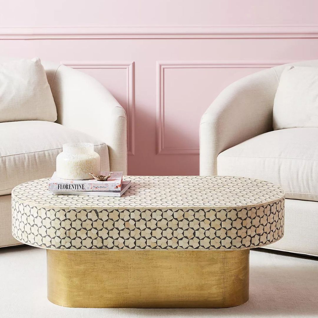 Chevron Charm Grey Coffee Table