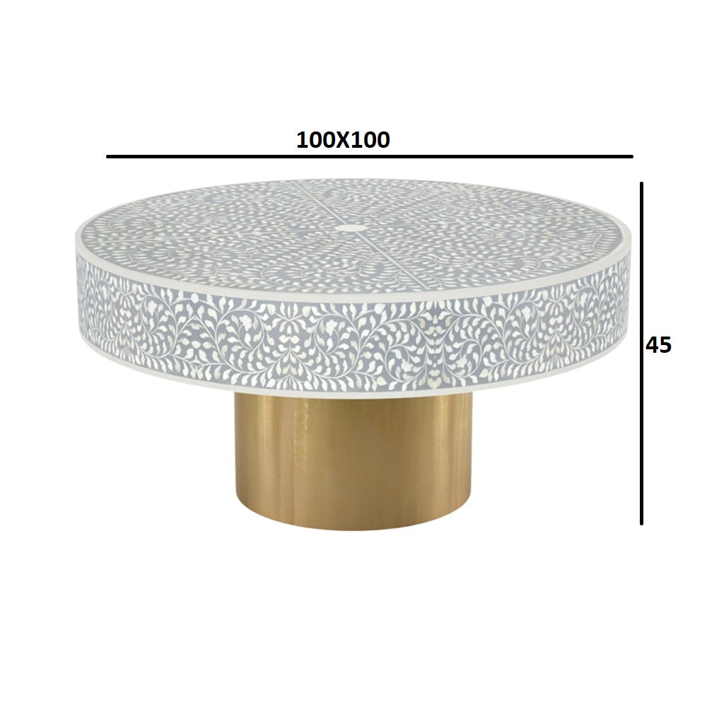 Moroccan Luxe Grey Coffee Table