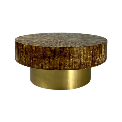 Moroccan Luxe Brown Coffee Table