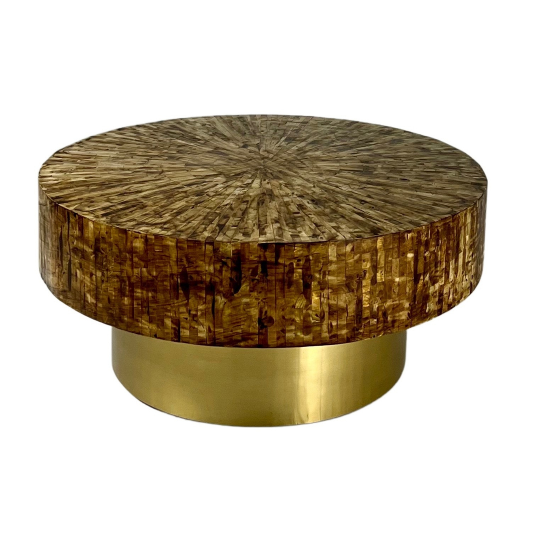 Moroccan Luxe Brown Coffee Table