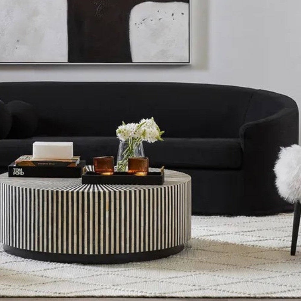 Timeless Geometry Black Coffee Table