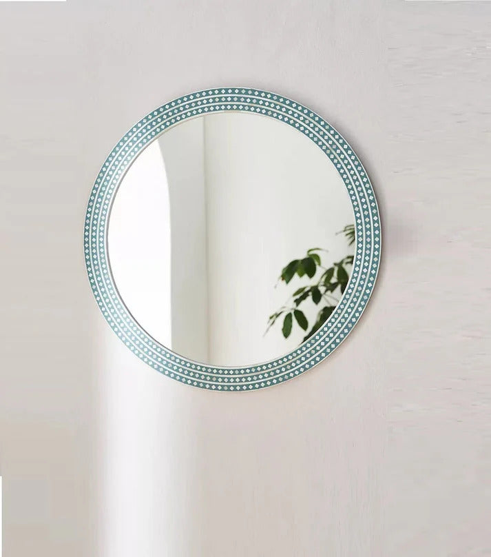 Classic Grace Inlay Light Green Mirror