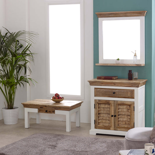 Pure Life Mirror Frame With Shelf