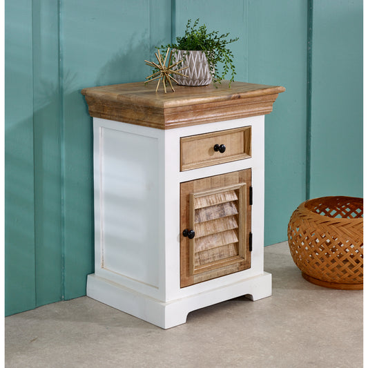 Pure Life 1 Drawer & 1 Door Bedside Cabinet