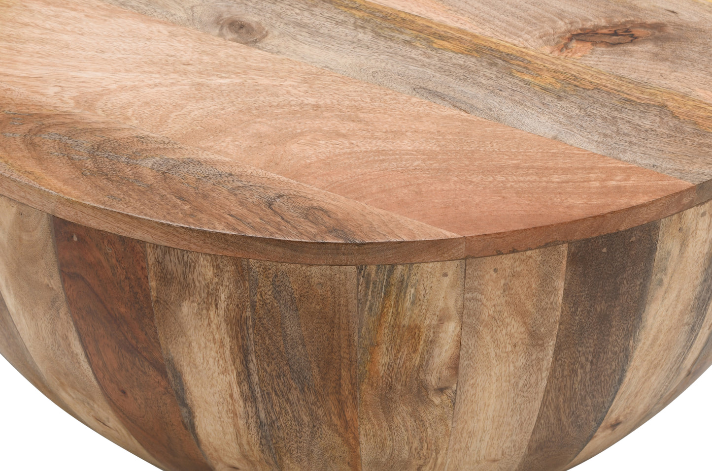 Rough Swan Timber Drum Coffee Table