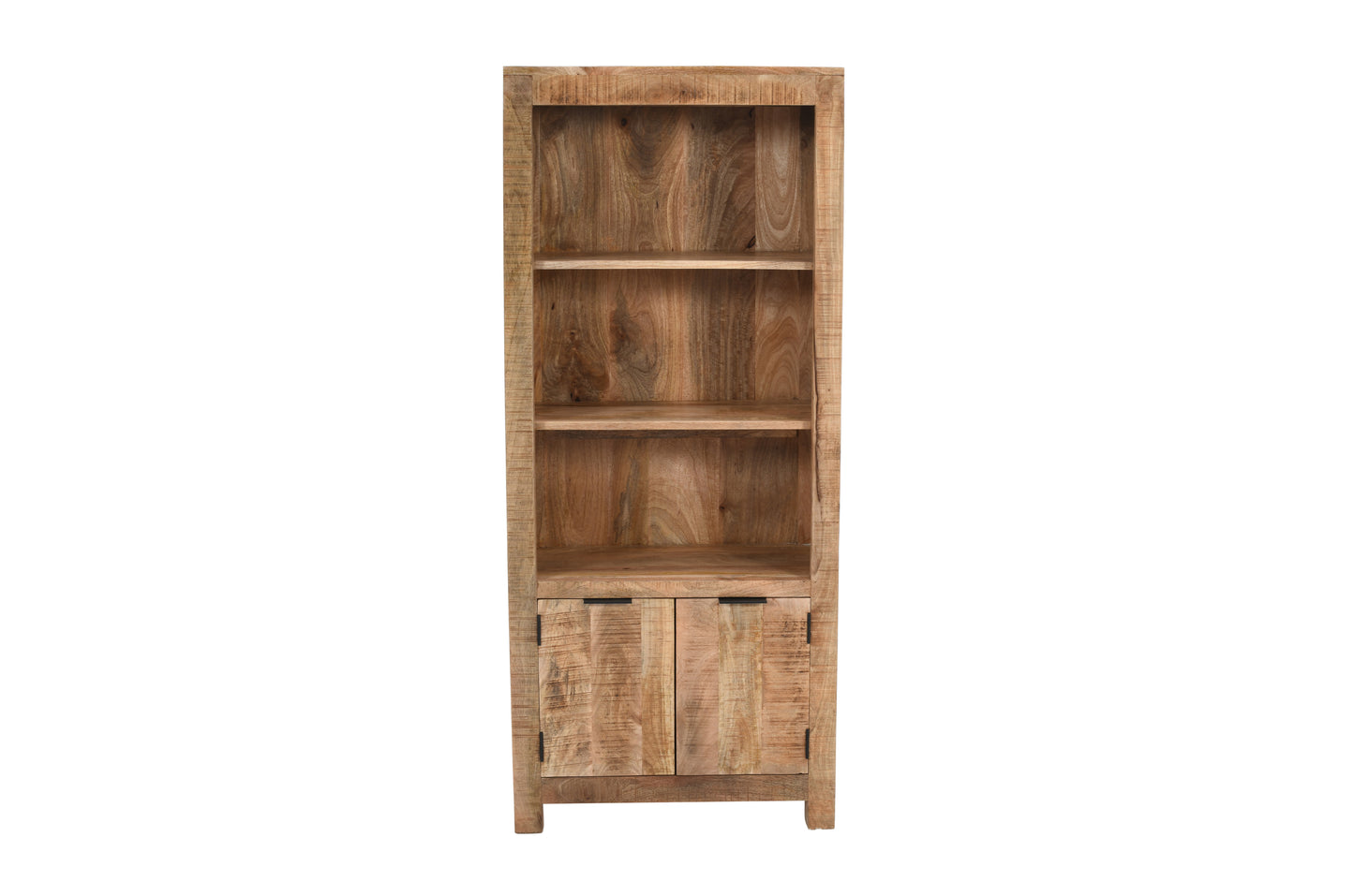 Rough Swan Timber Bookcase With Doors