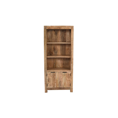 Rough Swan Timber Bookcase With Doors