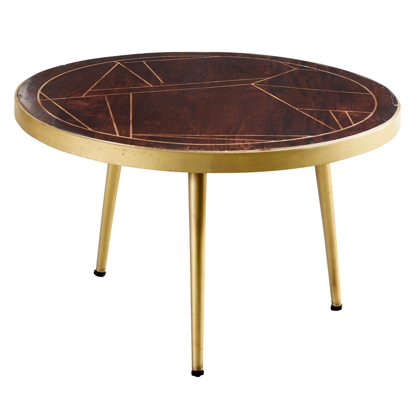 Boston Dark Gold Round Coffee Table