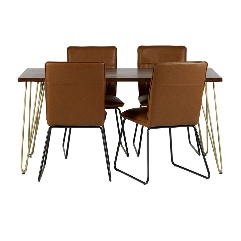 Boston Dark Gold Dining Table