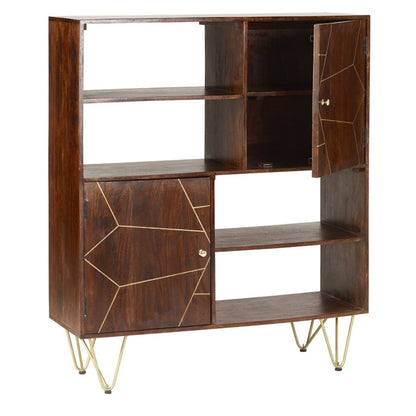 Boston Dark Gold Display Cabinet