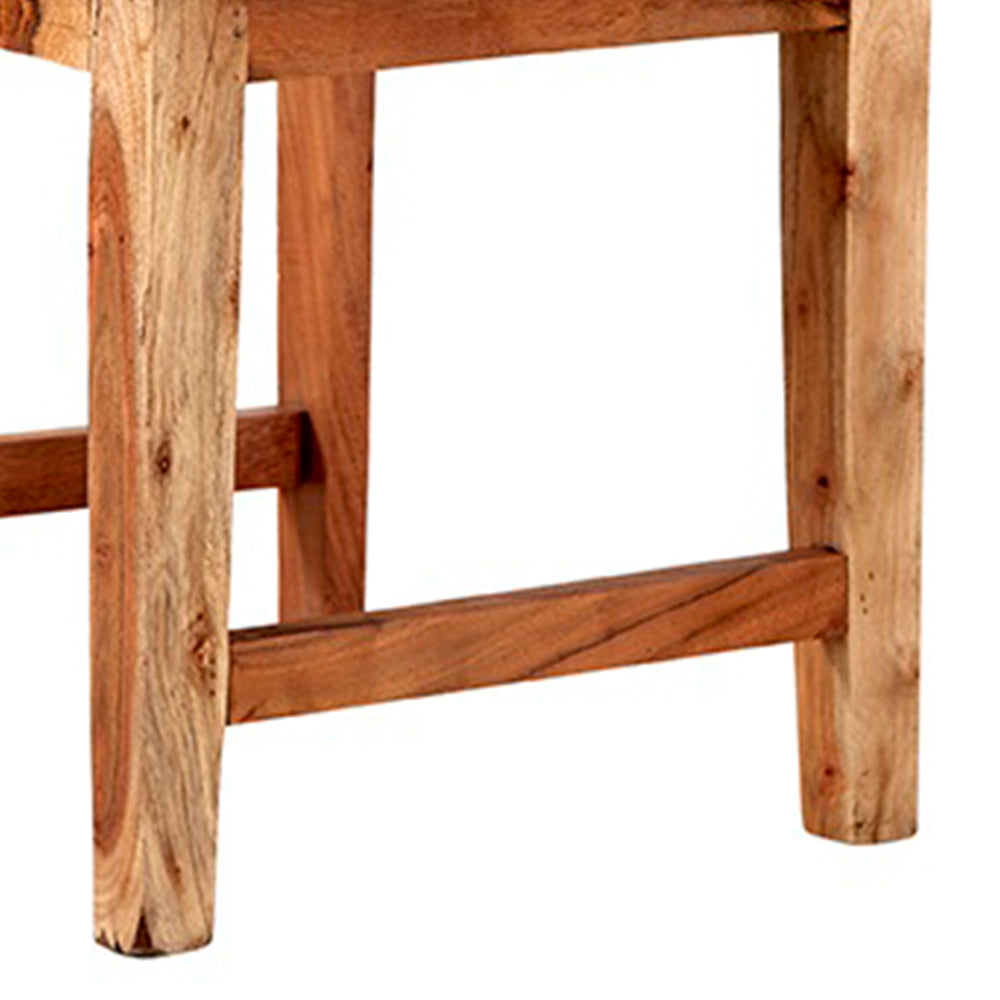 Reclaimed Style Round Dining Table With 4 Seater Chair